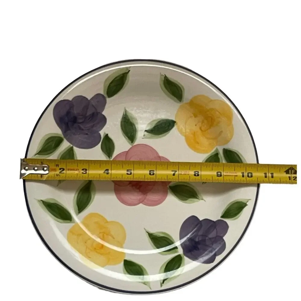 Vintage Flora Di Roma Rosa Tabletops Unlimited Dessert Plate